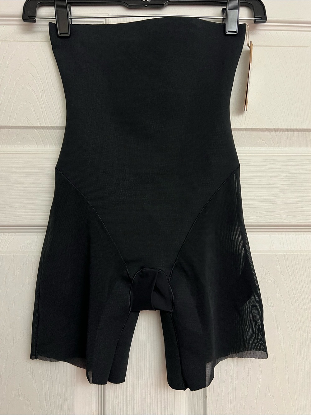 SKIMS POWER MESH HIGH WAISTED MID THIGH SHORT NWT - ONYX